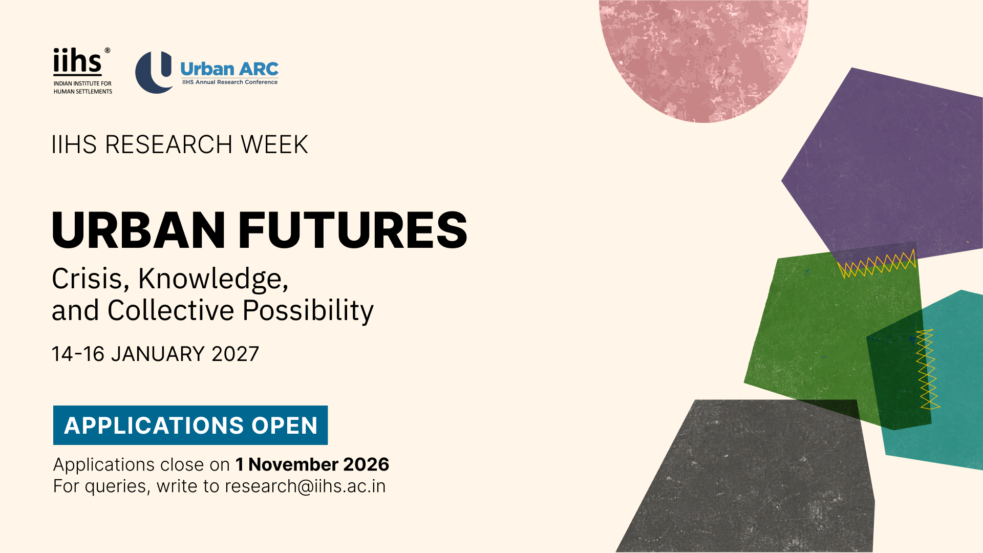Research Week Urban ARC Banner