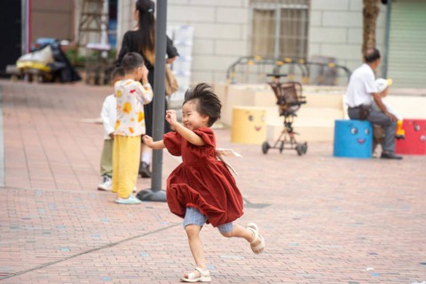 Tatou square as an outdoor community centre (Photo by 2024 Xiamen Urban Design Week)